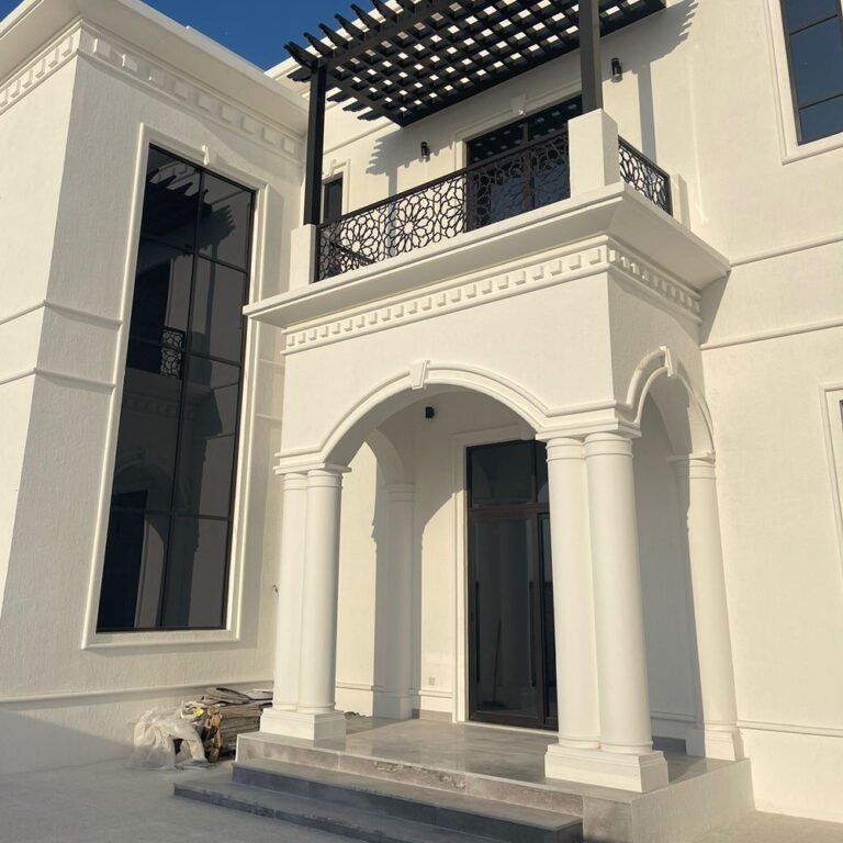 ustom-designed GRC Arch for architectural facade enhancement