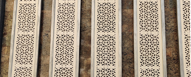 Contemporary commercial architecture featuring GRC elements