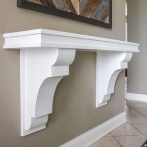 Architectural GRC Brackets supporting pergola beams