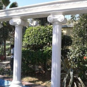 Customizable GRC Pillar for facade, corridor, and patio