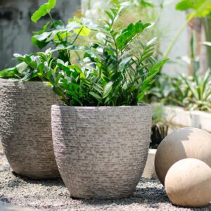 Artistic GRC Planter designed for vertical garden layout