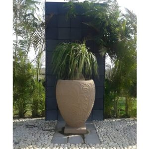 Textured GRC Planter made for modern landscape styling
