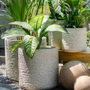 Custom-made GRC Planter for villa boundary wall decor