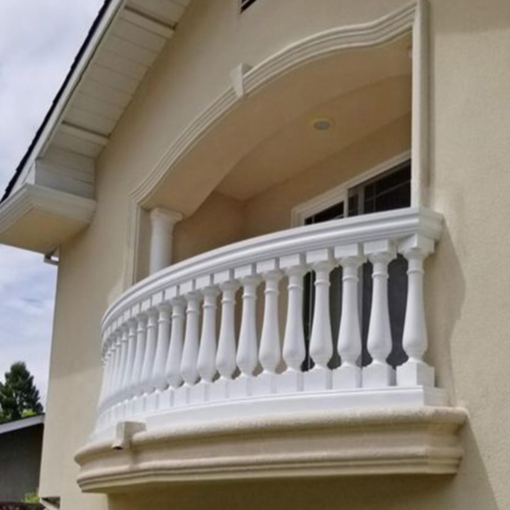 Custom-designed GRC Railing for staircase and balcony