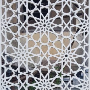 Intricate GRC Screen used in temple elevation