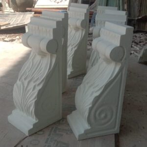GRC Brackets with carved motifs for temple architecture