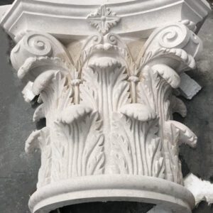 GRC Capital with ornate carvings for traditional architecture