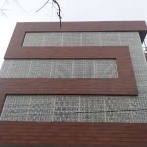 Artistic GRC Screen used in hospitality building design