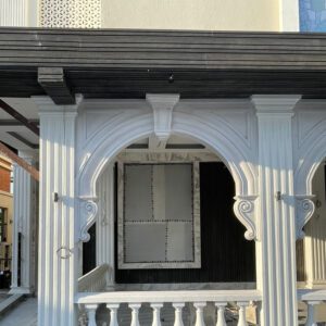 Floral pattern GRC Brackets installed in heritage building