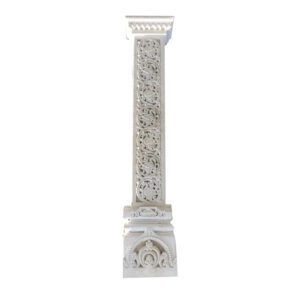 Custom GRC Pillar design with ornamental carvings